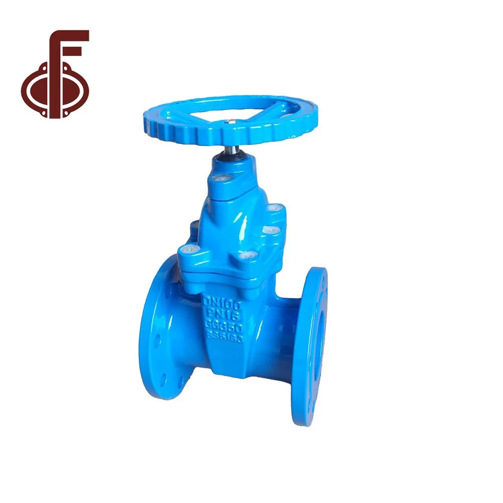 Manufacture Large Diameter Ruber-Seat Electric Motor Operated Actuated Ggg50 Ggg40 Outside Screw DIN3352 F4 Wedge Gate Valve with Signal Transmitter