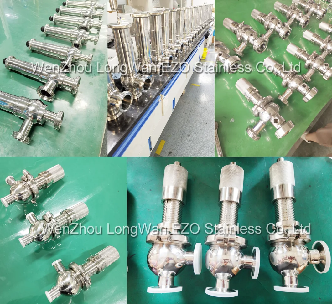 Stainless Steel High Purity Clamped Pressure Safety Relief Over Flow Valve (JN-SV 1001)
