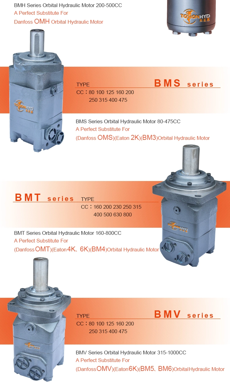 Bmm8 Omm8 Orbital Hydraulic Motor with Danfoss