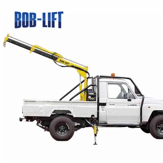 Caminhão guindaste Bob-Lift Sq1za2 guindaste com lança articulada guindaste montado guindaste hidráulico de 1 tonelada para máquinas de construção