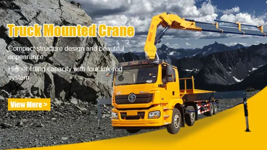 Preço de guindaste hidráulico de 6,3 toneladas guindaste móvel montado em caminhão guindaste de elevação guindaste de máquinas de construção para venda