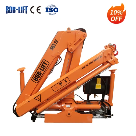 China Hot Sale Bob-Lift 8 Ton Truck Mounted Crane Sq8za3 móvel dobrável guindaste de levantamento guindaste hidráulico