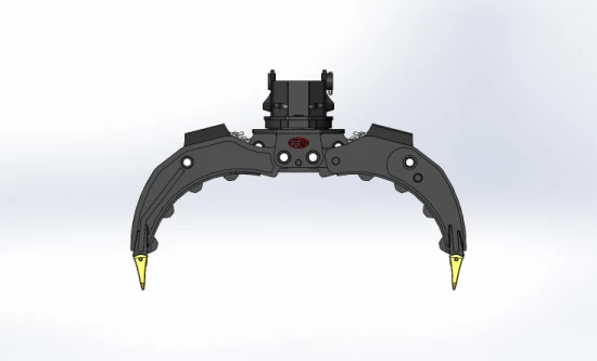  Levante a garra rotativa de 2205 libras!  !  !  Garra para escavadeira OEM ODM 459kg Garra hidráulica para toras Garra para madeira para o Brasil